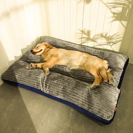 Large Washable Dog Bed - Calming Sleep Mattress for Pets