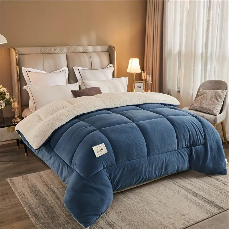 Couette chaude trois couches | Couverture d'hiver épaisse pour l'automne et les nuits froides