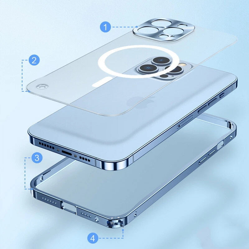 MagSafe Magnetische Kaarthouder | Slanke Portemonnee Bevestiging voor iPhone