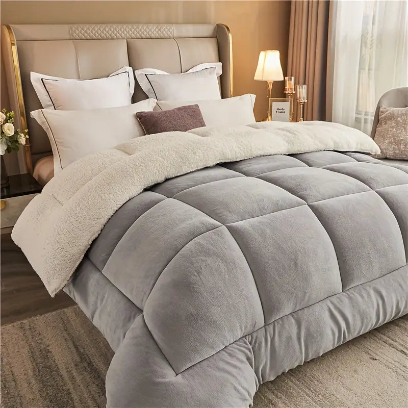 Couette chaude trois couches | Couverture d'hiver épaisse pour l'automne et les nuits froides