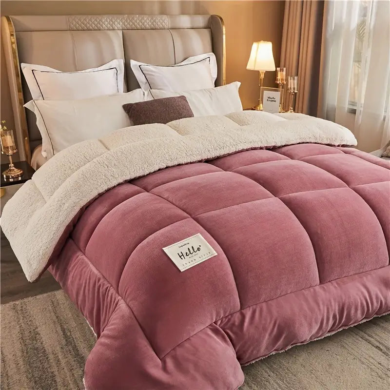 Couette chaude trois couches | Couverture d'hiver épaisse pour l'automne et les nuits froides