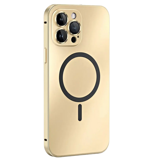 Magnetische Metalen Telefoonhoes | Strakke Matte Beschermhoes voor iPhone