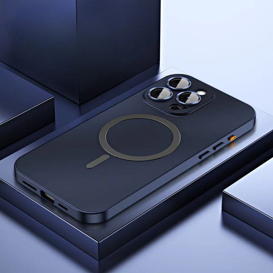 Magnetische Metalen Telefoonhoes | Strakke Matte Beschermhoes voor iPhone