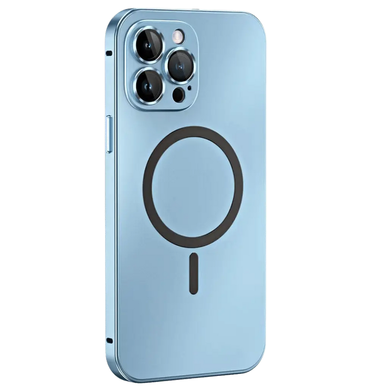 Magnetische Metalen Telefoonhoes | Strakke Matte Beschermhoes voor iPhone
