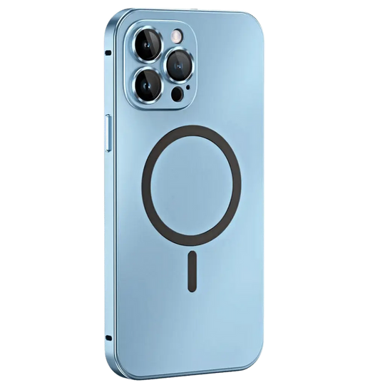 Magnetische Metalen Telefoonhoes | Strakke Matte Beschermhoes voor iPhone