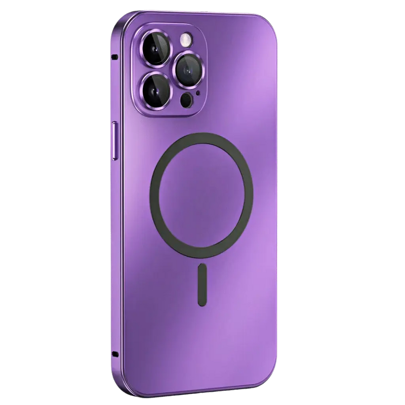 Magnetische Metalen Telefoonhoes | Strakke Matte Beschermhoes voor iPhone