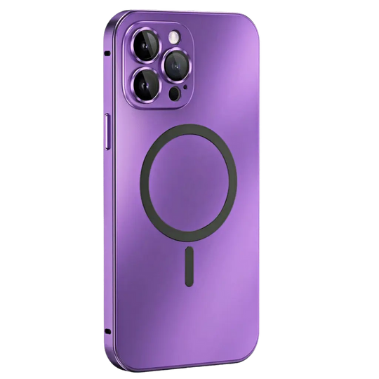 Magnetische Metalen Telefoonhoes | Strakke Matte Beschermhoes voor iPhone