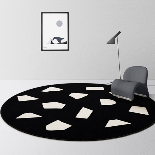 Round Rug | Non-slip Carpet for Living Room Decoration