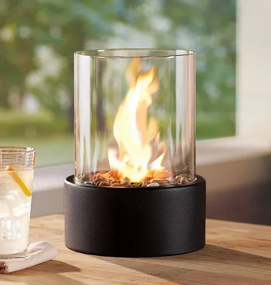 Cheminée de table portable | Mini cheminée bioéthanol pour décoration d'automne