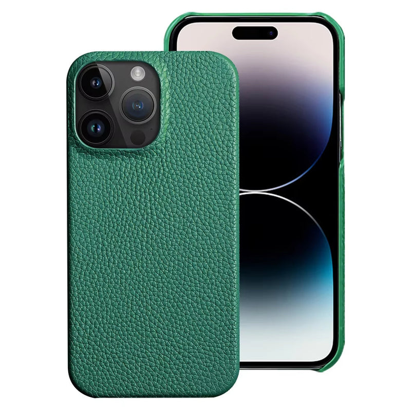 Oranje Getextureerd iPhone Hoesje | Volledige Dekking Telefoonschaal