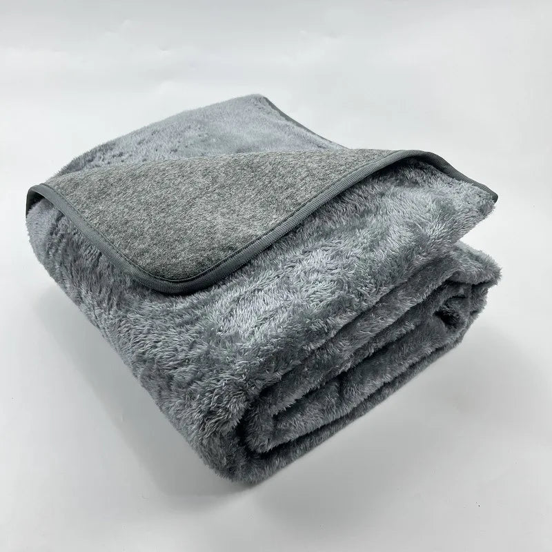 12V Car Heated Blanket | Electric Travel Checkered with Timer and Temperature Control
