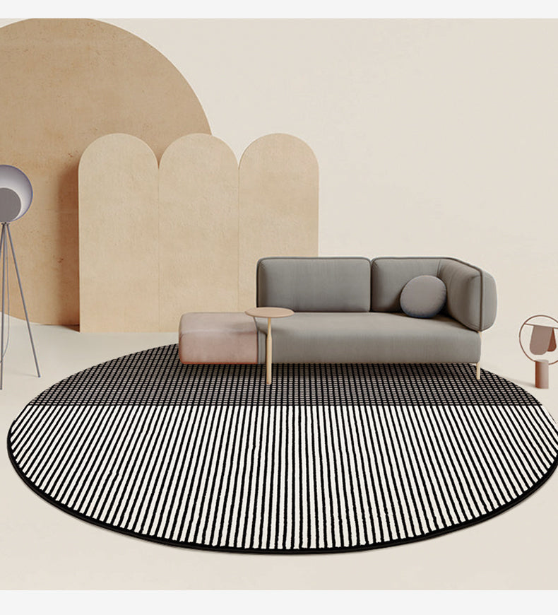Round Rug | Non-slip Carpet for Living Room Decoration