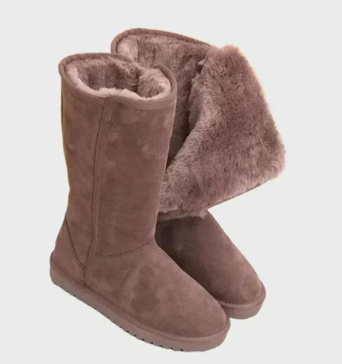 Women's Warm Winter Boots | Lined Boots with Zipper Closure