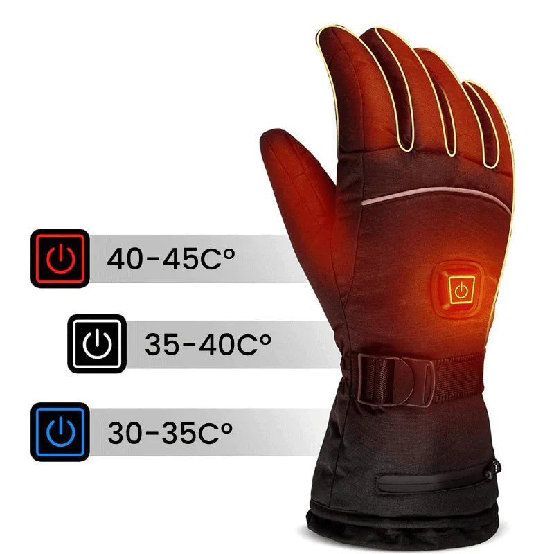 Verwarmde Winterhandschoenen | Oplaadbare Elektrische Handschoenen voor Koude Dagen