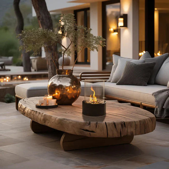 Cheminée de table portable | Mini cheminée bioéthanol pour décoration d'automne