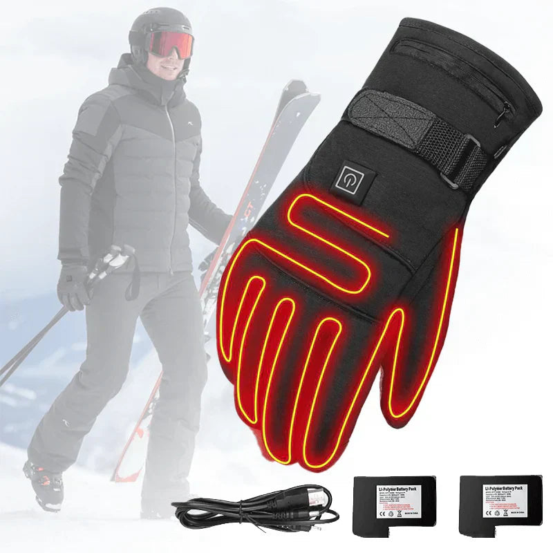 Verwarmde Winterhandschoenen | Oplaadbare Elektrische Handschoenen voor Koude Dagen