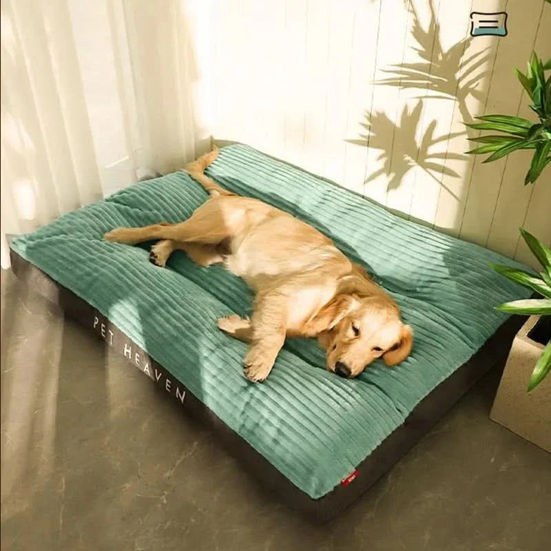 Large Washable Dog Bed - Calming Sleep Mattress for Pets