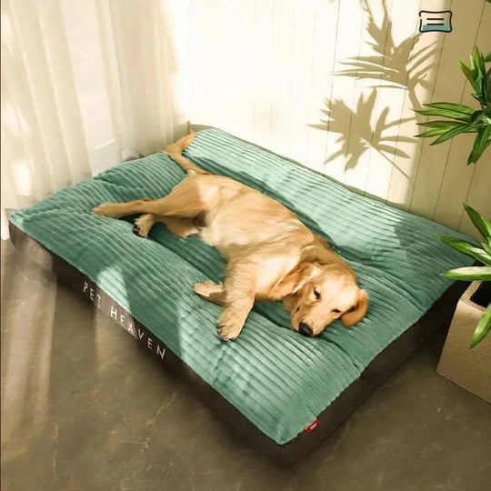 Large Washable Dog Bed - Calming Sleep Mattress for Pets
