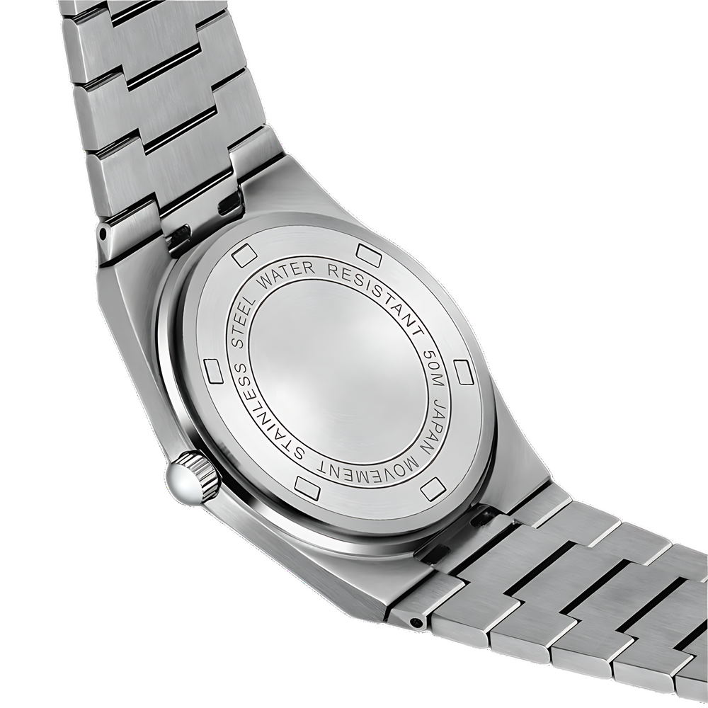 Quartz Analoog Horloge voor Mannen | Stainless Steel