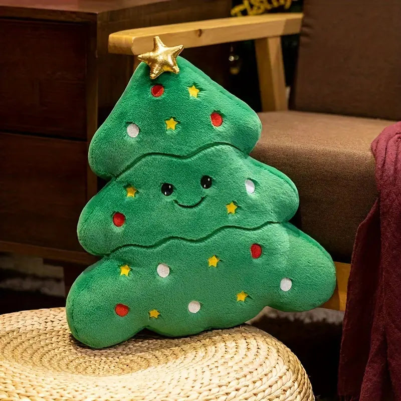 Cuscino Festivo Imbottito | Decorazione Renna per Regali di Natale e Capodanno