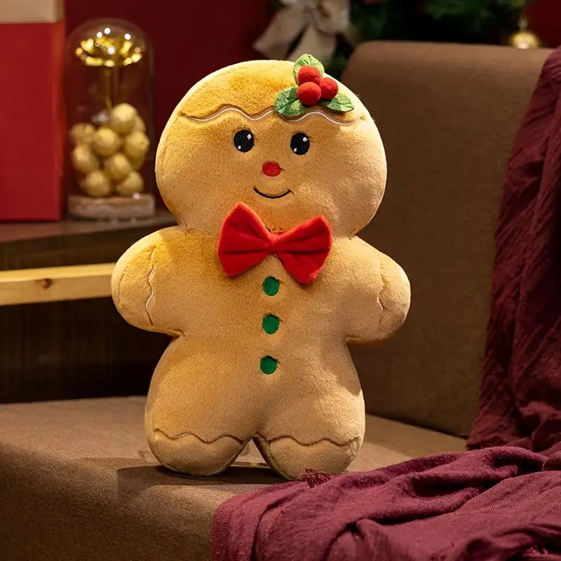 Cuscino Festivo Imbottito | Decorazione Renna per Regali di Natale e Capodanno