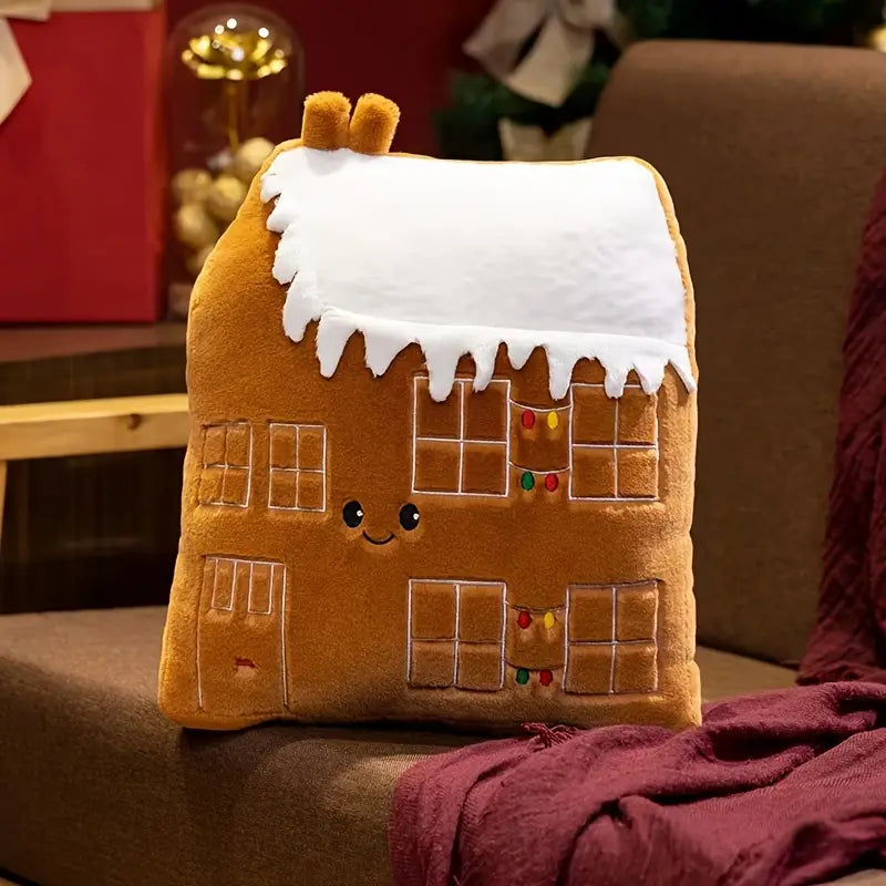 Cuscino Festivo Imbottito | Decorazione Renna per Regali di Natale e Capodanno