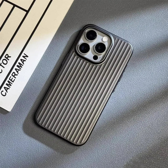 iPhone Metalen Frame Hoesje | Mat MagSafe Omslag met Camera Bescherming