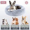 Kalmerende Donut Huisdierenmand | Wasbare Kunstbont Honden & Katten Mand