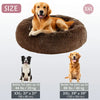 Kalmerende Donut Huisdierenmand | Wasbare Kunstbont Honden & Katten Mand