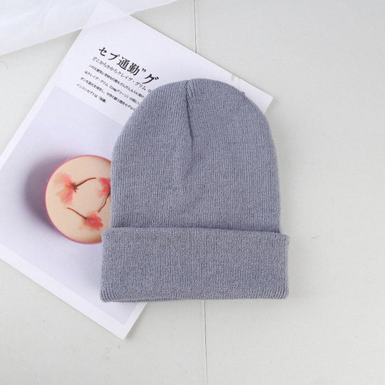 Ribbed Cuff Beanie | Fine Knit Seasonal Accessory