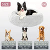 Kalmerende Donut Huisdierenmand | Wasbare Kunstbont Honden & Katten Mand