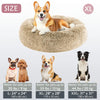 Kalmerende Donut Huisdierenmand | Wasbare Kunstbont Honden & Katten Mand