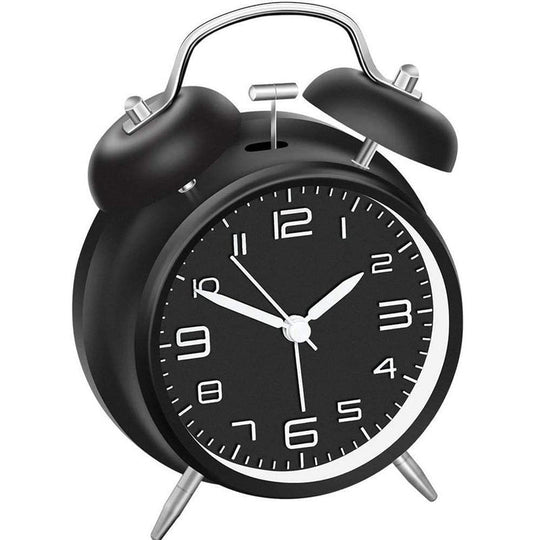 Réveil analogique mécanique | Horloge de table classique à remontage manuel