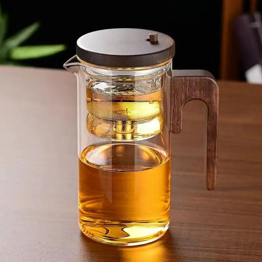 Glass Teapot with Infuser | Stylish Tea Maker for Loose Tea