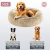 Kalmerende Donut Huisdierenmand | Wasbare Kunstbont Honden & Katten Mand