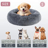 Kalmerende Donut Huisdierenmand | Wasbare Kunstbont Honden & Katten Mand