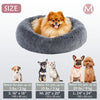 Kalmerende Donut Huisdierenmand | Wasbare Kunstbont Honden & Katten Mand