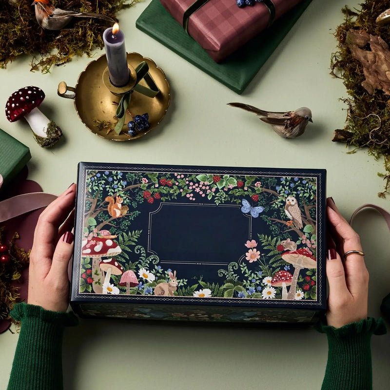 Creatieve Bos Adventskalender | Inschrijfbare Stationaire Doos