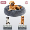 Kalmerende Donut Huisdierenmand | Wasbare Kunstbont Honden & Katten Mand