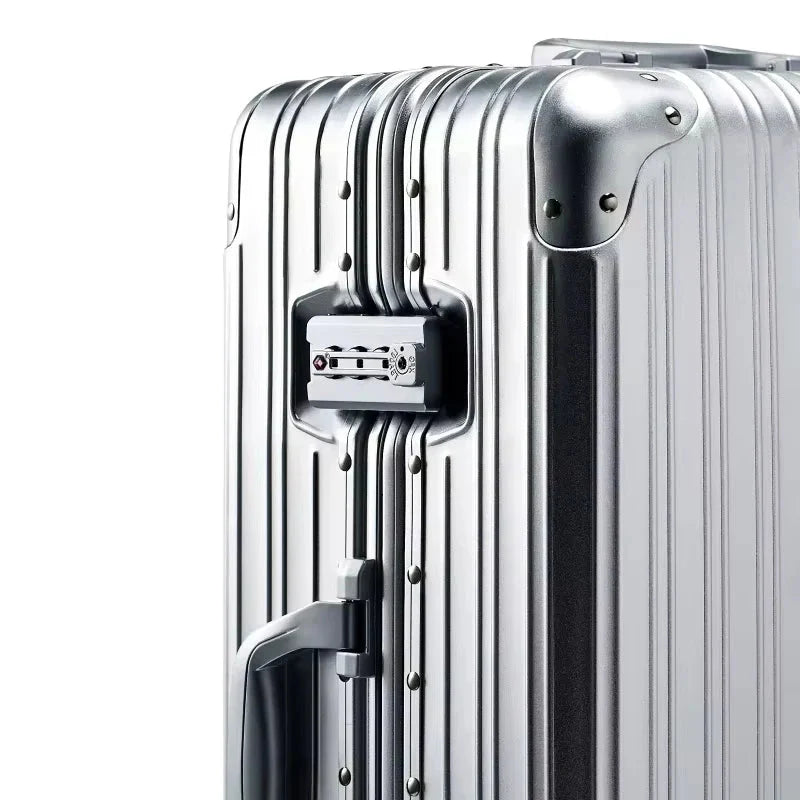 Hardcase aluminium-magnesium Koffer - Zakelijke Trolley met Spinnerwielen