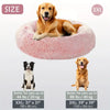 Kalmerende Donut Huisdierenmand | Wasbare Kunstbont Honden & Katten Mand