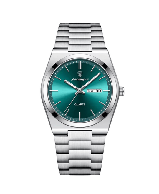 Quartz Analoog Horloge voor Mannen | Stainless Steel