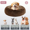 Kalmerende Donut Huisdierenmand | Wasbare Kunstbont Honden & Katten Mand