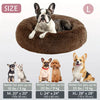 Kalmerende Donut Huisdierenmand | Wasbare Kunstbont Honden & Katten Mand