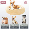 Kalmerende Donut Huisdierenmand | Wasbare Kunstbont Honden & Katten Mand