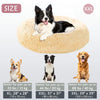 Kalmerende Donut Huisdierenmand | Wasbare Kunstbont Honden & Katten Mand