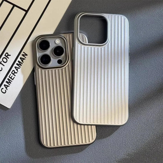 iPhone Metalen Frame Hoesje | Mat MagSafe Omslag met Camera Bescherming