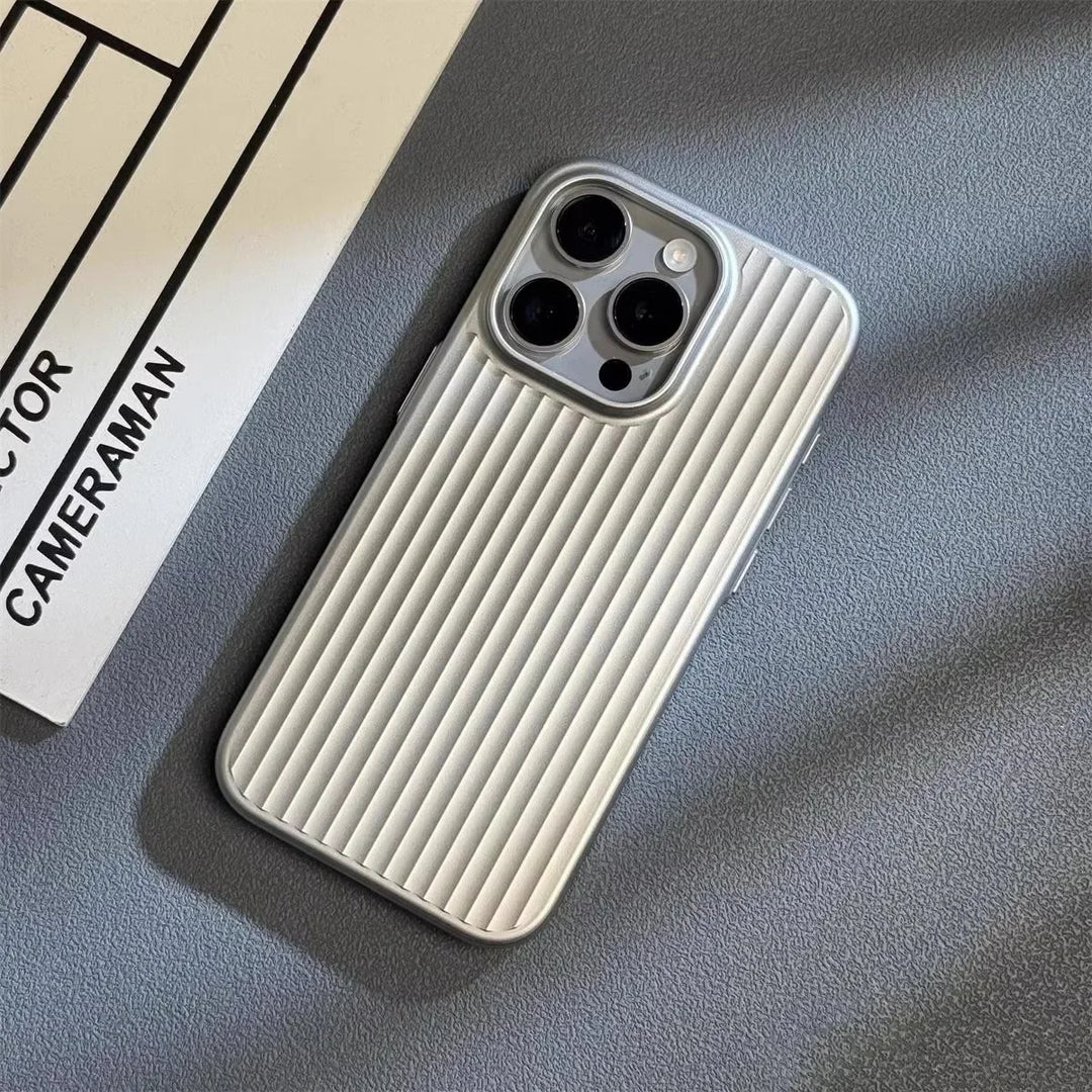 iPhone Metalen Frame Hoesje | Mat MagSafe Omslag met Camera Bescherming