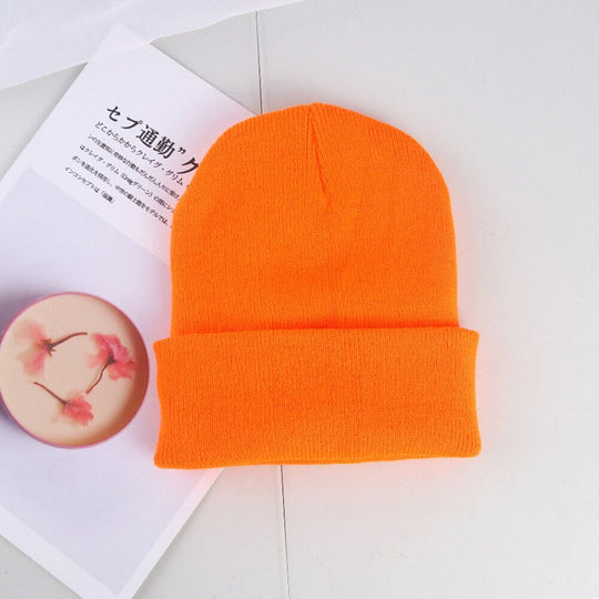 Ribbed Cuff Beanie | Fine Knit Seasonal Accessory