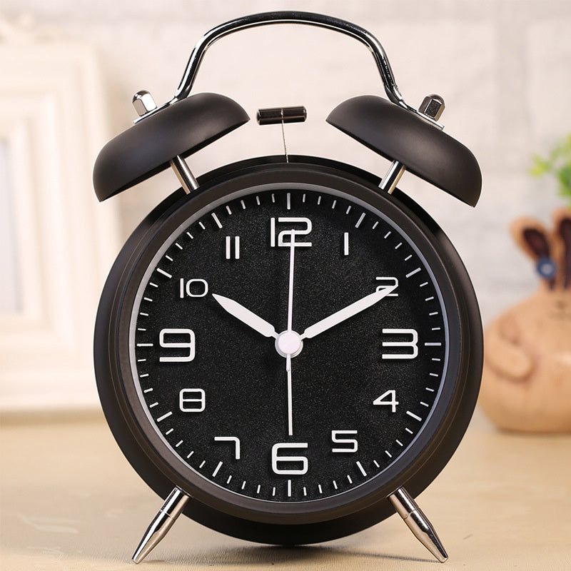 Réveil analogique mécanique | Horloge de table classique à remontage manuel